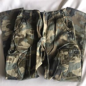 Green camo boy’s pants